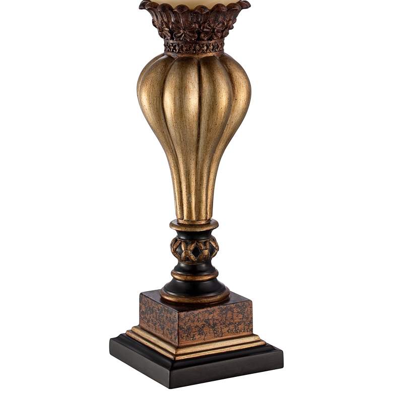 Elegant Glow Console Table Lamp with Frosted Glass