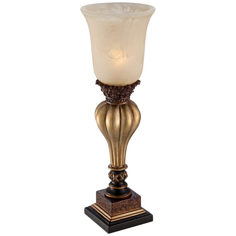 Elegant Glow Console Table Lamp with Frosted Glass