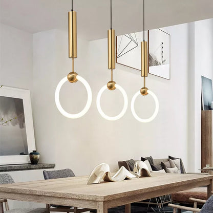 Nordic Simple LED Hanglamp – Minimalistische Metalen Verlichting voor Keuken en Eetkamer