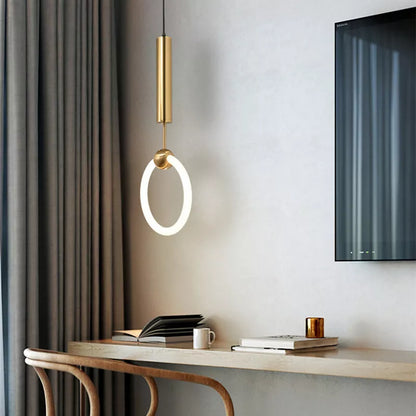 Nordic Simple LED Hanglamp – Minimalistische Metalen Verlichting voor Keuken en Eetkamer
