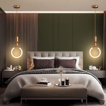Nordic Simple LED Hanglamp – Minimalistische Metalen Verlichting voor Keuken en Eetkamer