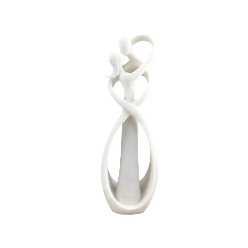 Decoratief Beeld ‘Eeuwige Omhelzing’ – Elegantie & Liefde voor Jouw Interieur